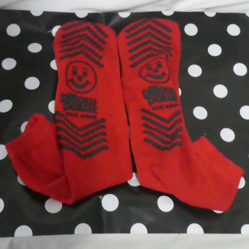 PILLOW PAWS | xxxl - adult | Red Slip Resistant Bariatric Socks